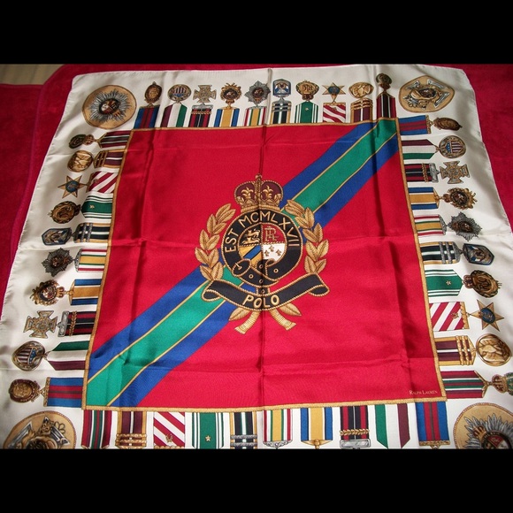 polo silk scarf